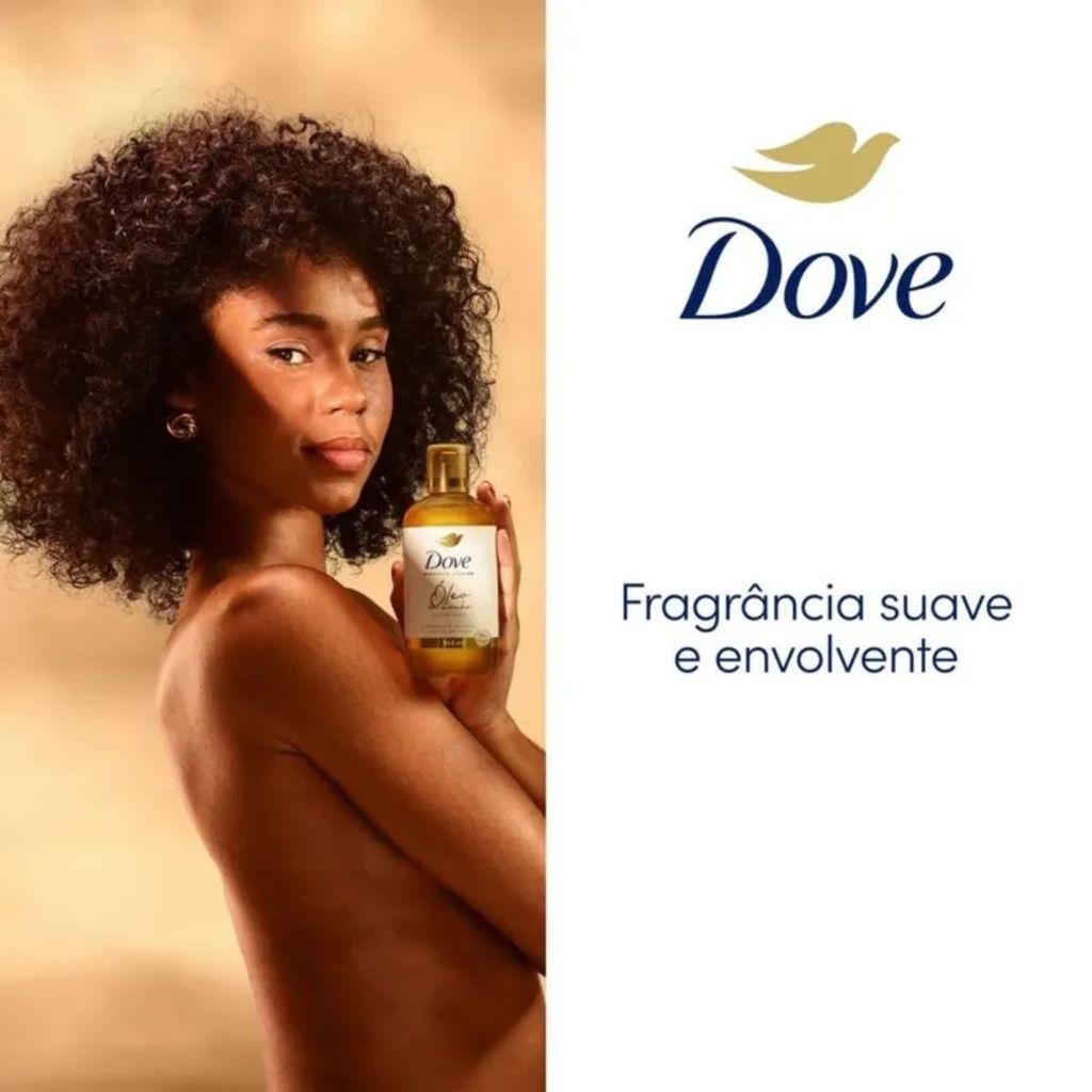 Dove Óleo de Banho Glicerinado Sabonete Líquido 240 ml