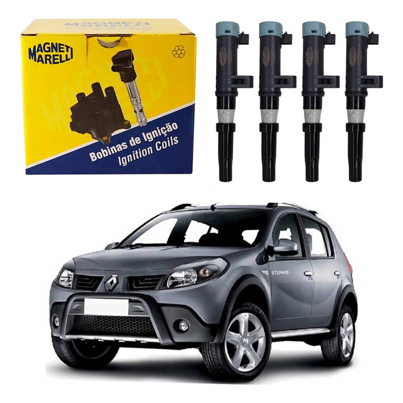 Bobina Ignição Marelli Sandero Stepway 1.6 16v 2008 A 2013