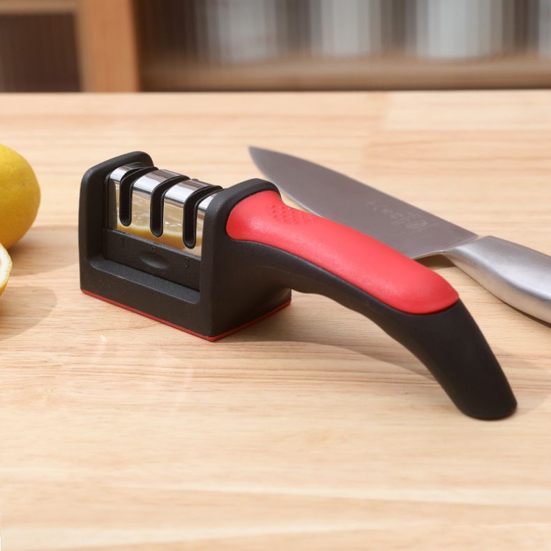 Amolador Afiador de Faca Profissional com 3 Afiadores | BEMCASA SHOP
