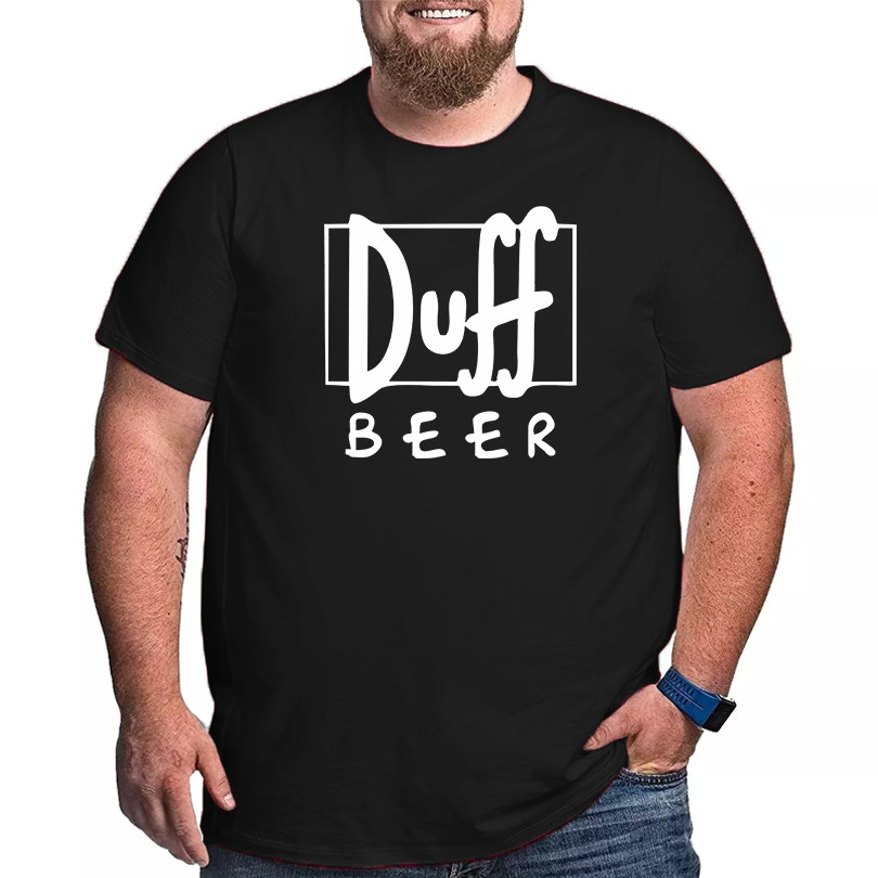 [Camiseta Premium em Algodão Puro]GXG Camiseta Duff Beer Plus Size Camisa G1 G2 G3 Tamanho Grande Masculina Estampada