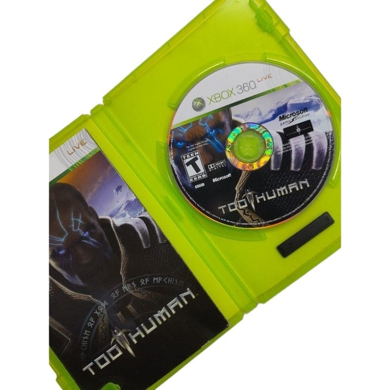 Too Human xbox 360 original - Midia original - Imagem Ilustrativa