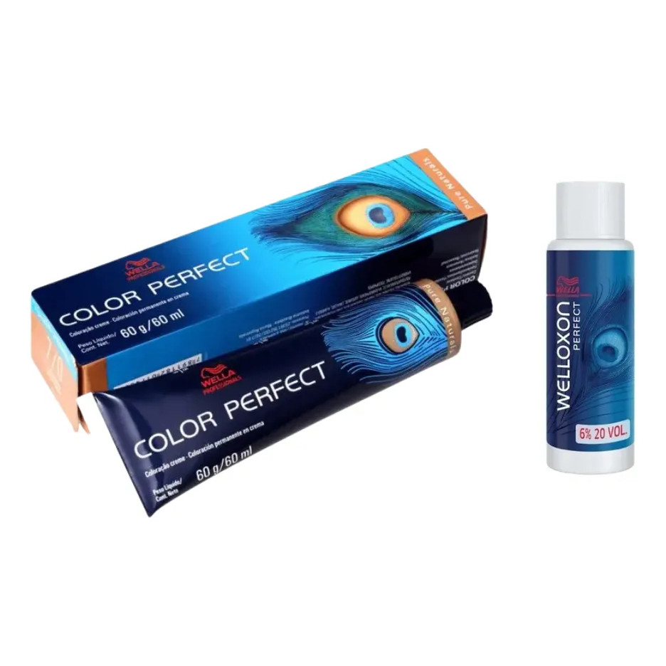 Kit Wella Color Perfect Tinta Escolher A Cor + Ox 20v 60ml