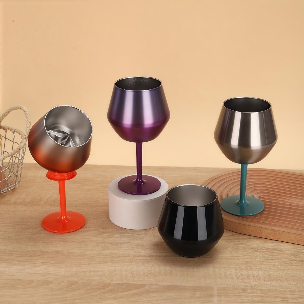 Taça Térmica Dupla Face em Aço Inox 304 – Mantém Frio por 6h · Taça Removível Anticondensação (Vinho/Champanhe/Coquetel) em Oferta na Shopee