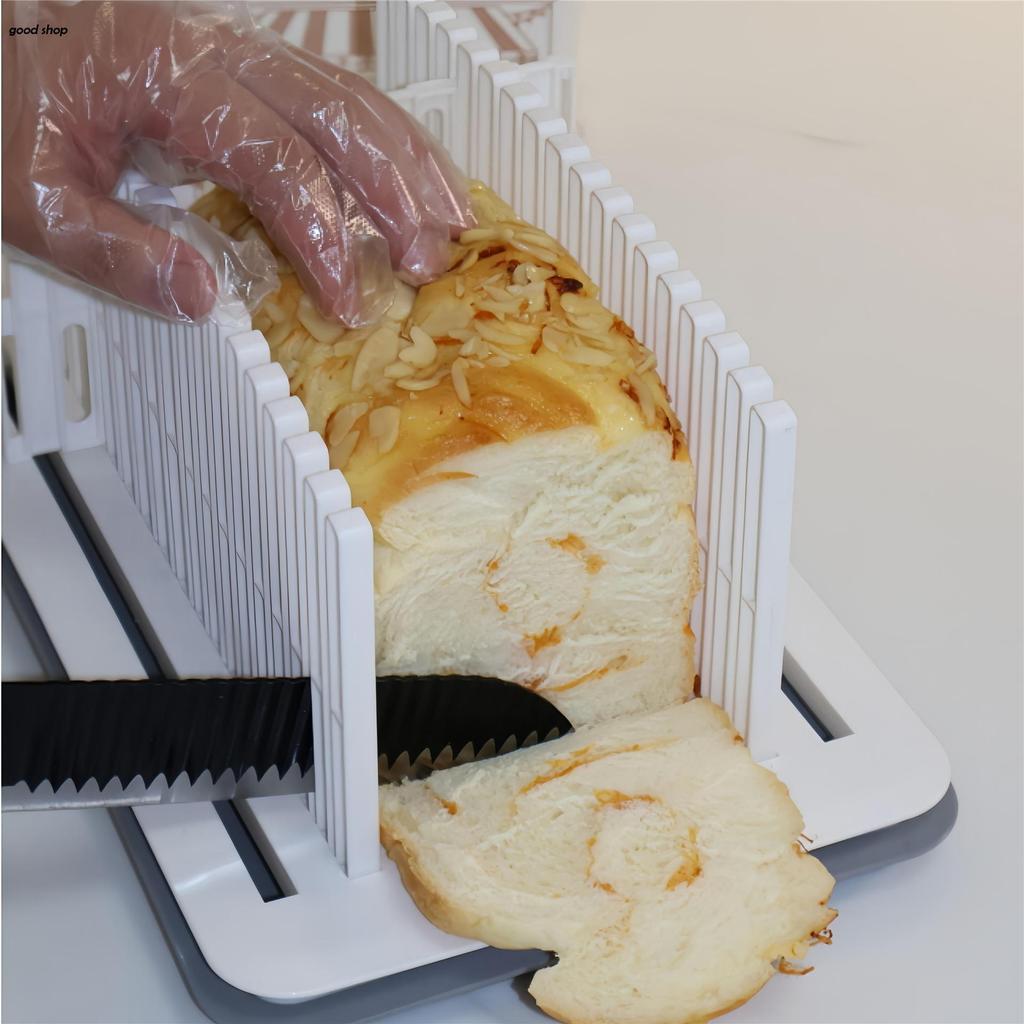 Cortador De Pão Manual Ajustável-Tábua De Corte Compacta Dobrável Para Sanduíche