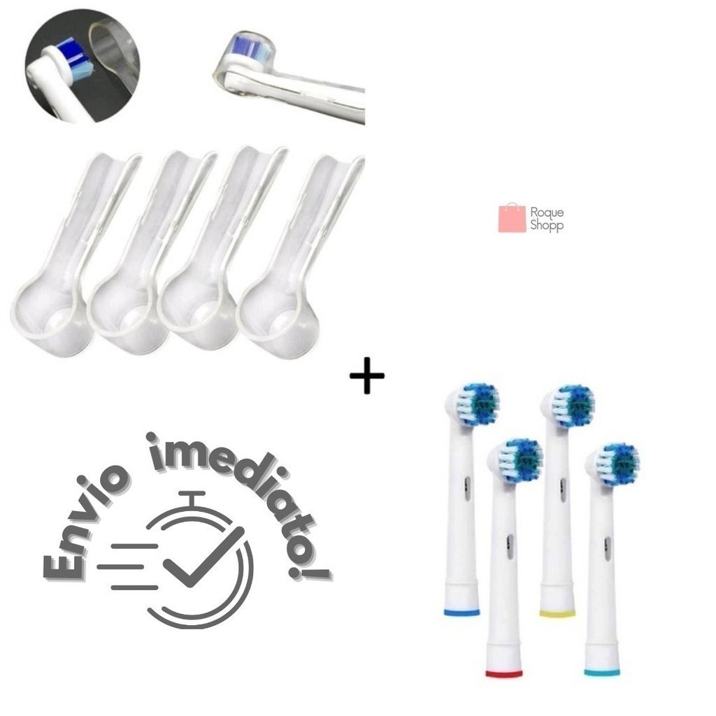 Kit Refil + Capa case protetor para escova elétrica Oral B