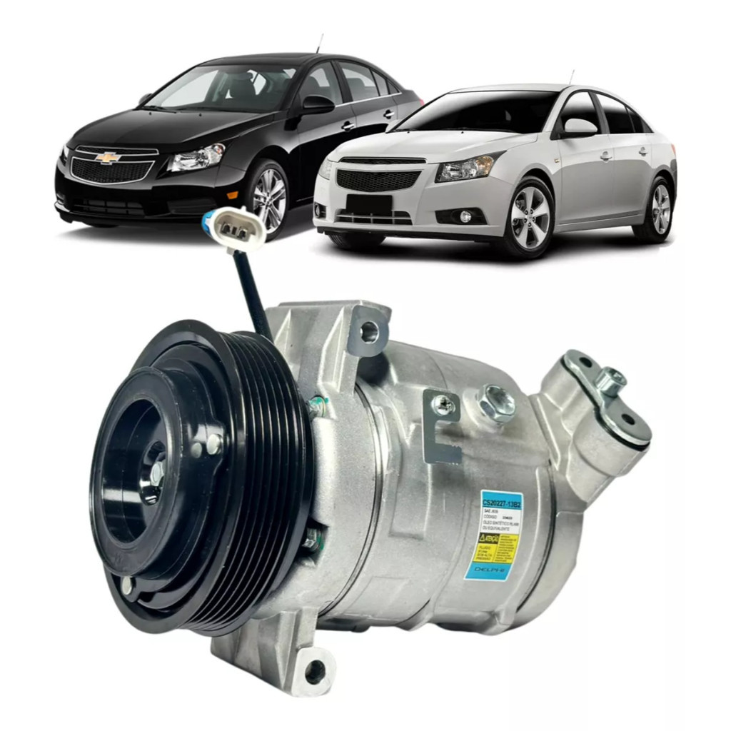 Compressor De Ar Condicionado Gm Cruze 1.8 2012 a 2015 Original Delphi Novo Lacrado nv