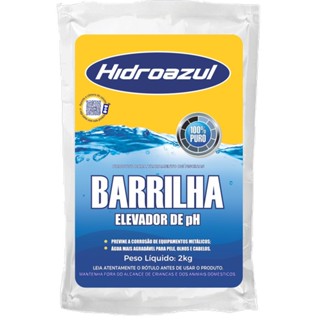 Barrilha HidroAzul 2kg Elevador de pH em Oferta na Shopee