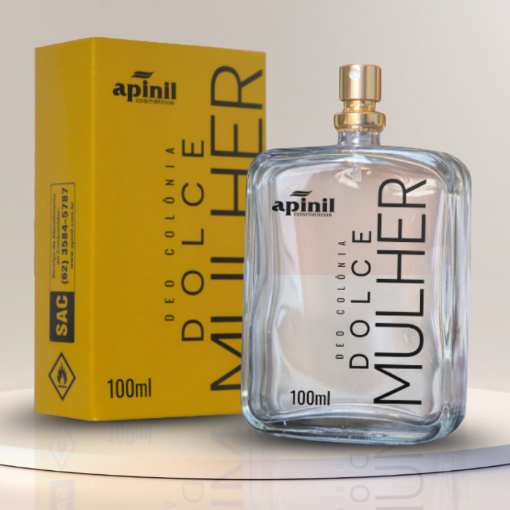 perfume feminino original 100ml Apinil Dolce Mulher
