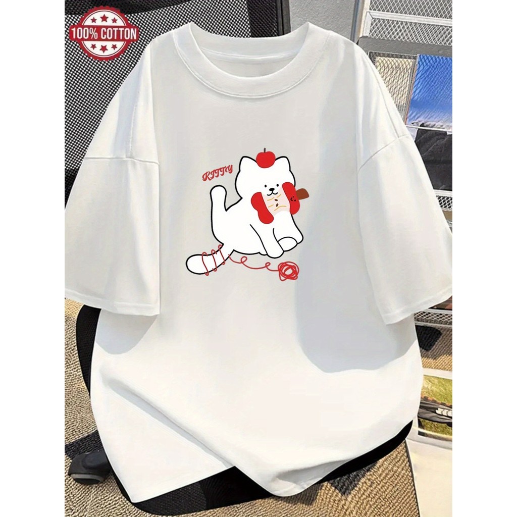 Camiseta Camisa 30.1 Feminina Cachorro Gravata Laço Fofo Amor 100% Algodão Algodão Premium