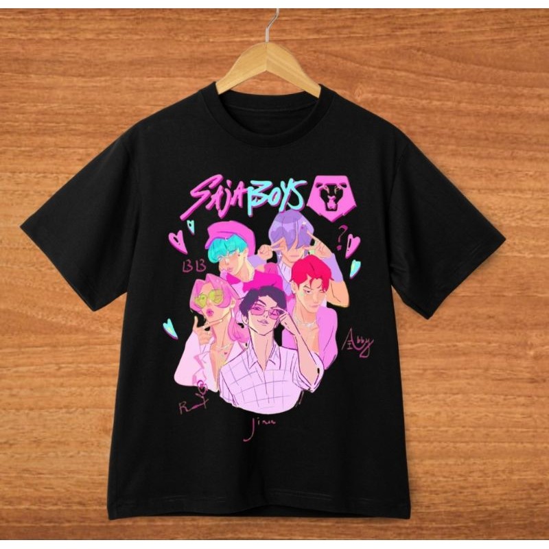 Camiseta Camisa 30.1 T-Shirt Infantil Moda Feminina e Masculina Blusa Algodão Saja Boys Anime Desenho  Estampa Exclusiva