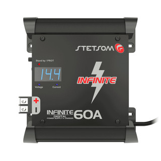 Fonte Automotiva Stetsom Infinite 60a Amp Bivolt Digital 12v