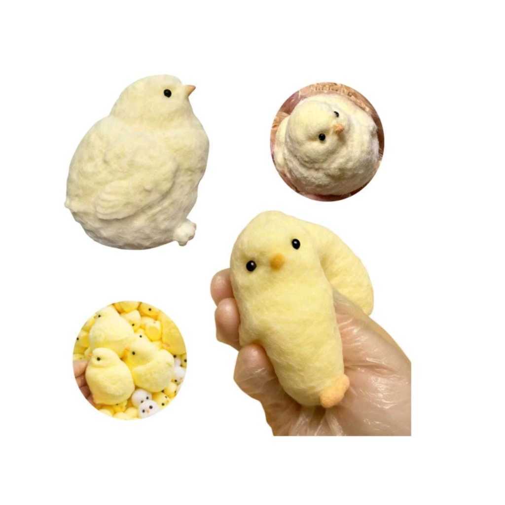Brinquedo Squishy Pintinho para Alívio do Estresse