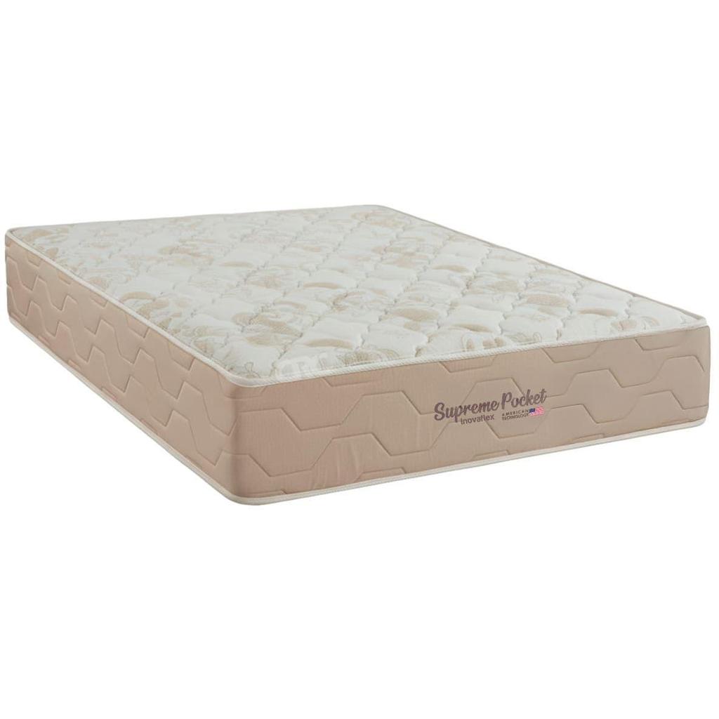Colchão Casal Molas Ensacadas Masterpocket Supreme (138x188x25) - Inovaflex em Oferta na Shopee