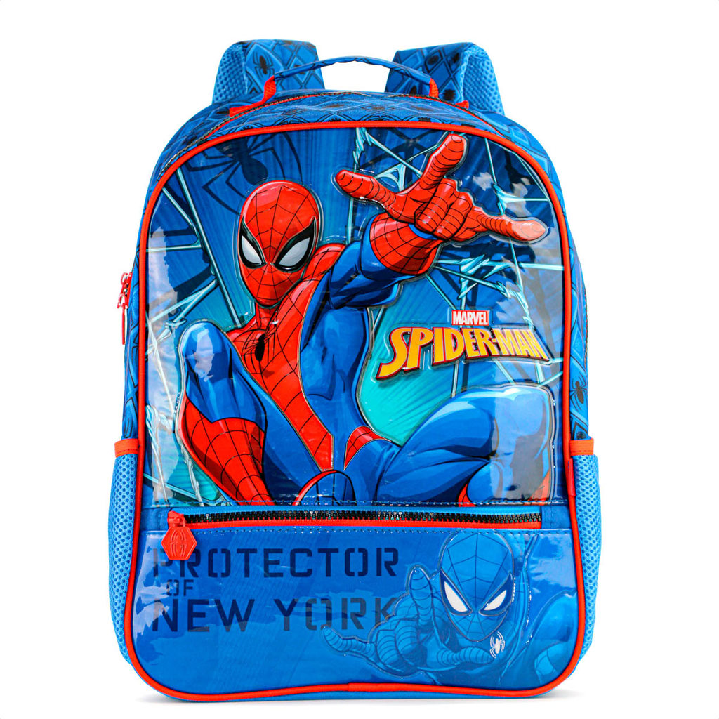 Mochila Escolar Xeryus 16 Spider Man 14932 Azul - Infantil