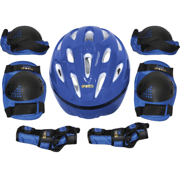 Kit de Proteção Radical Completo (M) Azul Bel em Oferta na Shopee