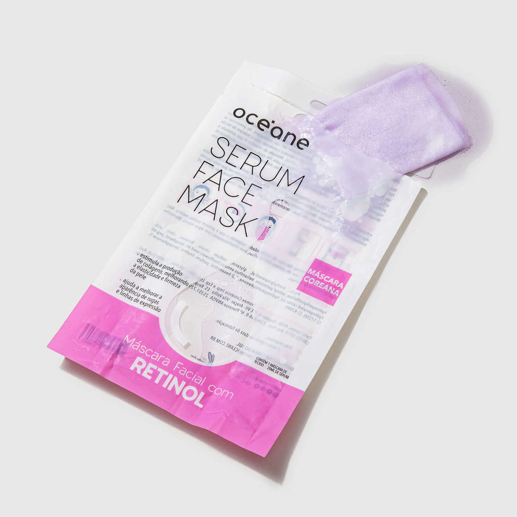 Detalhes do Kit Máscara Facial de Sérum com Retinol (2 Produtos)
