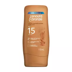 Loção Bronzeadora Corporal Cenoura & Bronze FPS15 Com Cor 110ml