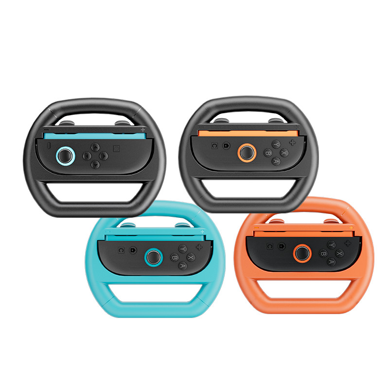 Kit 4 Suporte Grip Volante Controle Para Joy-con Switch 2