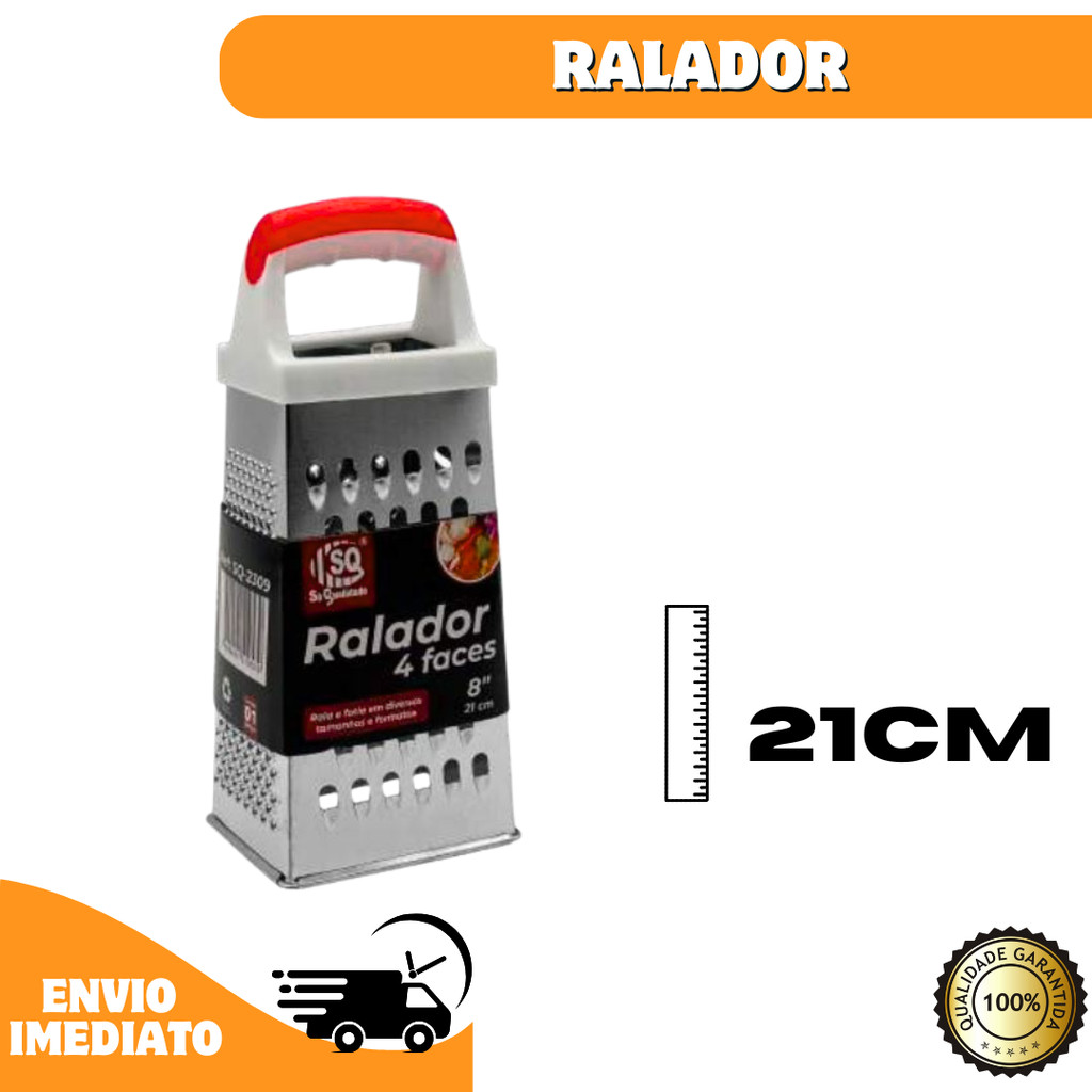 Amolador Afiador De Facas Fácil De Usar Ralador 4 Faces Em Aço Inox