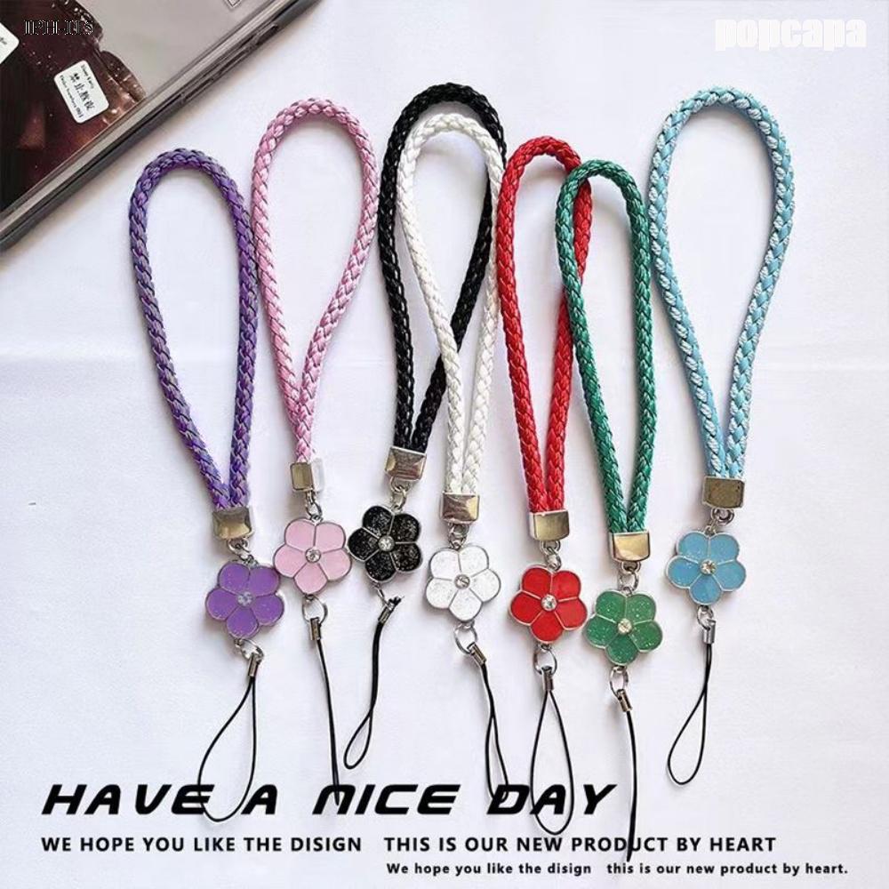 Cordão De Pulso Floral-Borboleta-DIY Feito À Mão Com USB E Chaveiro-Estilo Verão Anti-Queda Small-Flowered Lanyard GS005 em Oferta na Shopee