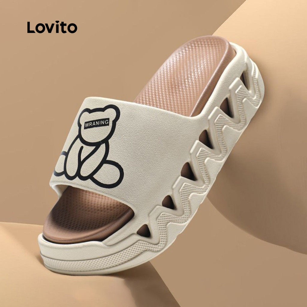 Lovito Sandálias Casuais de Plataforma Baixas para Mulheres LFA100094 em Oferta na Shopee