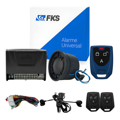 Alarme Automotivo Universal + Controle Sensor De Presença