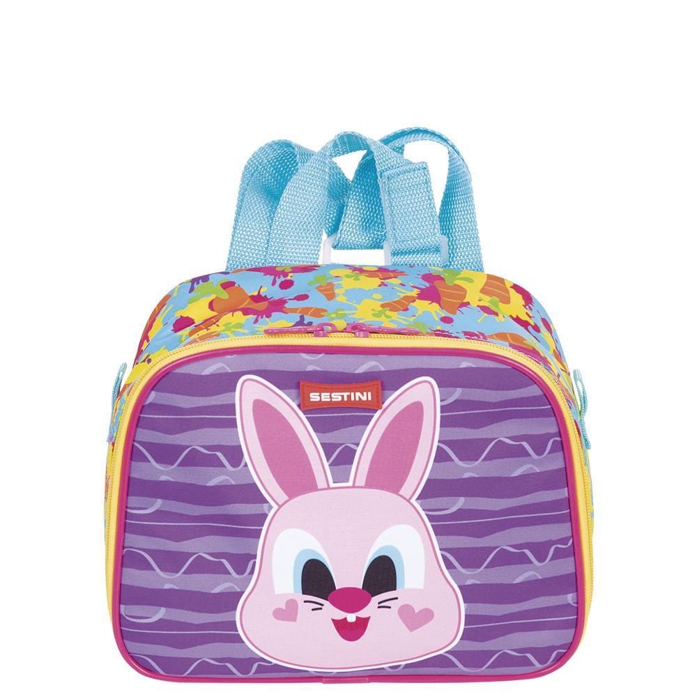 Lancheira Pequena 2 em 1 Sestini Kids X Coelho - Colorido em Oferta na Shopee