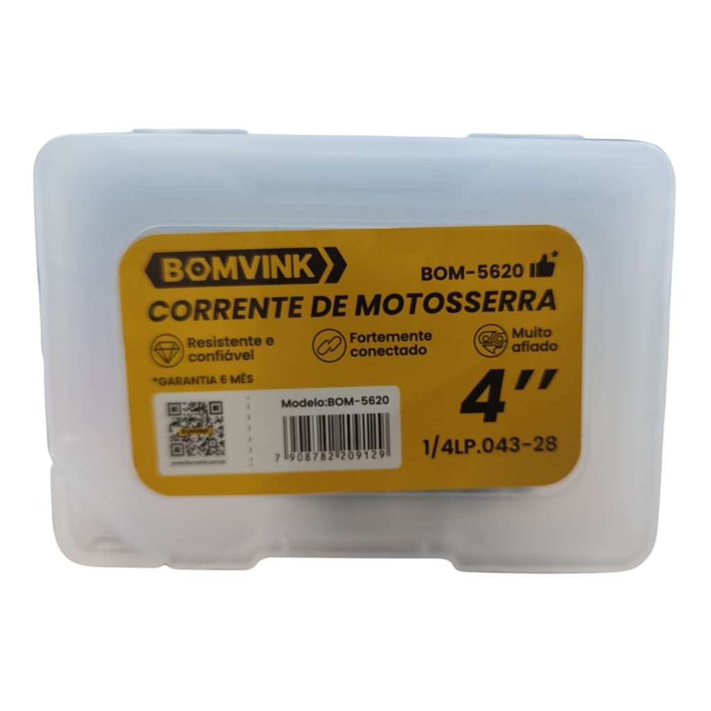 CORRENTE PARA MOTOSERRA 4" BOM-5620 em Oferta na Shopee