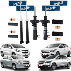 Kit 4 Amortecedor Traseiro Dianteiro Original Nakata Spin Onix Prisma Cobalt Joy