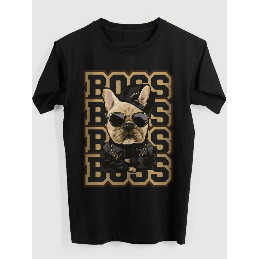Camiseta BOSS DOG Grife Swag Streetwear Rap Hip-Hop Skate Drip Estilo Gringo