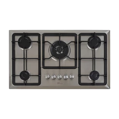 Cooktop Fischer 5 Bocas Infinity Gás Mesa Inox Tripla Chama