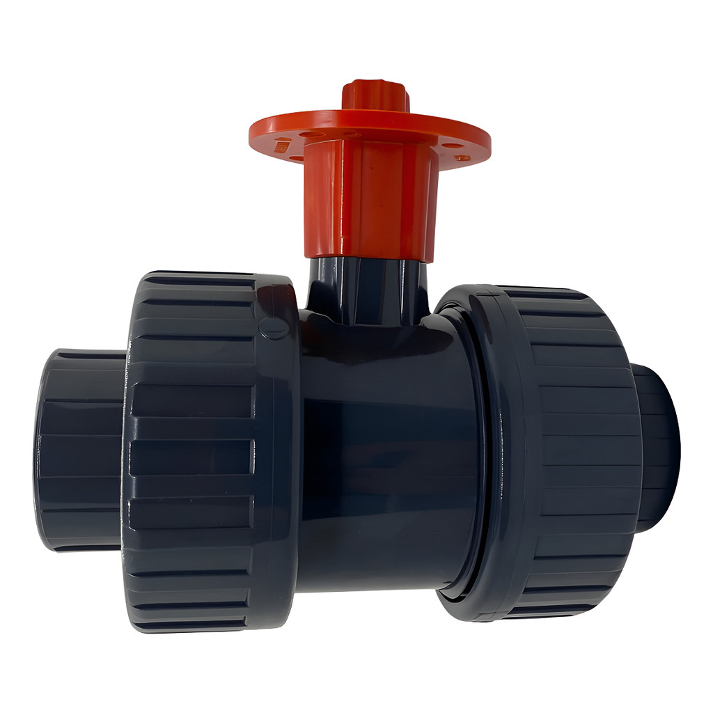 Registro Válvula de Esfera PVC-U SCH80 1.1/4" Solda Água Tubo Cano