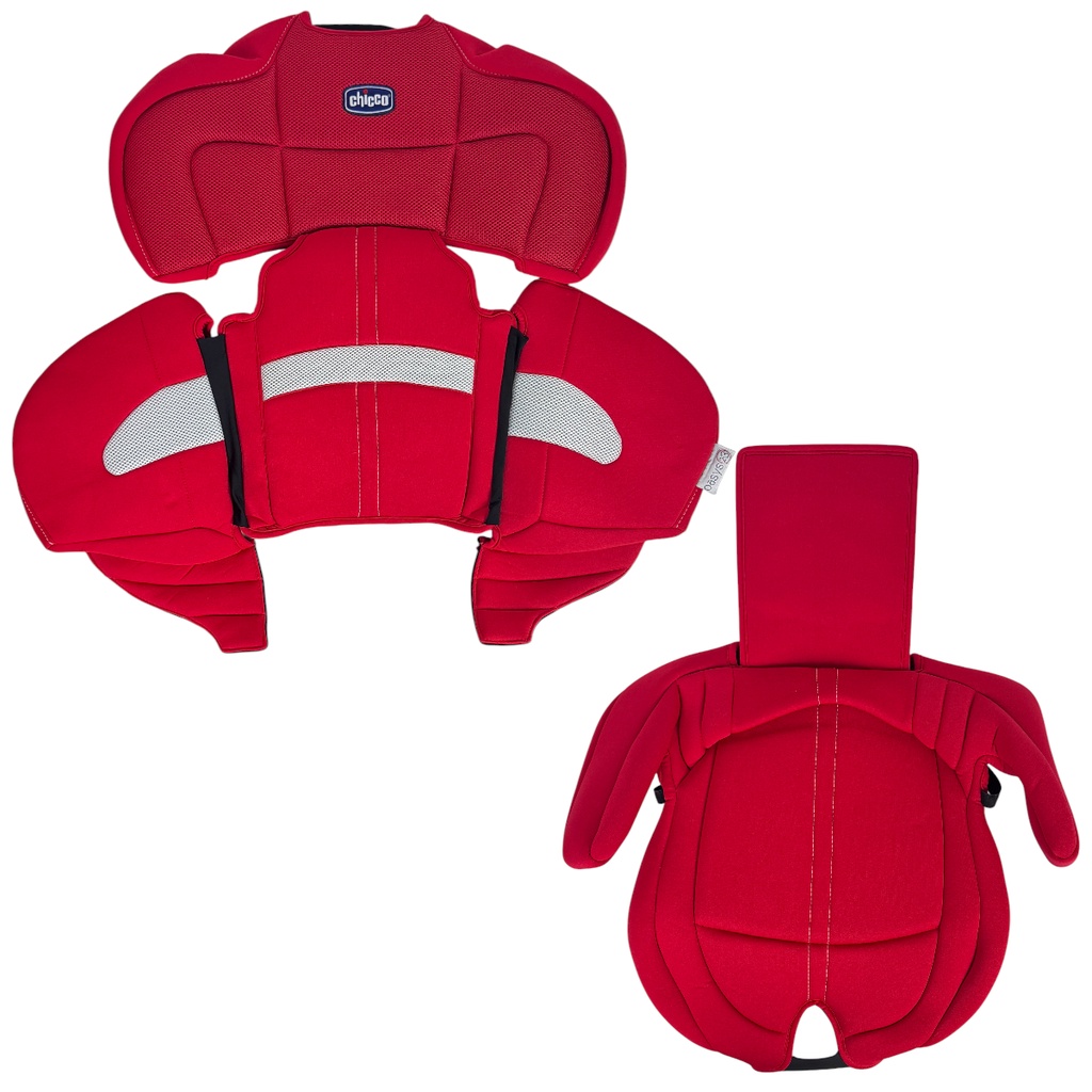 ESTOFADO VERMELHO COMPELTO PARA CADEIRA DE CARRO OASYS 2 3 CHICCO