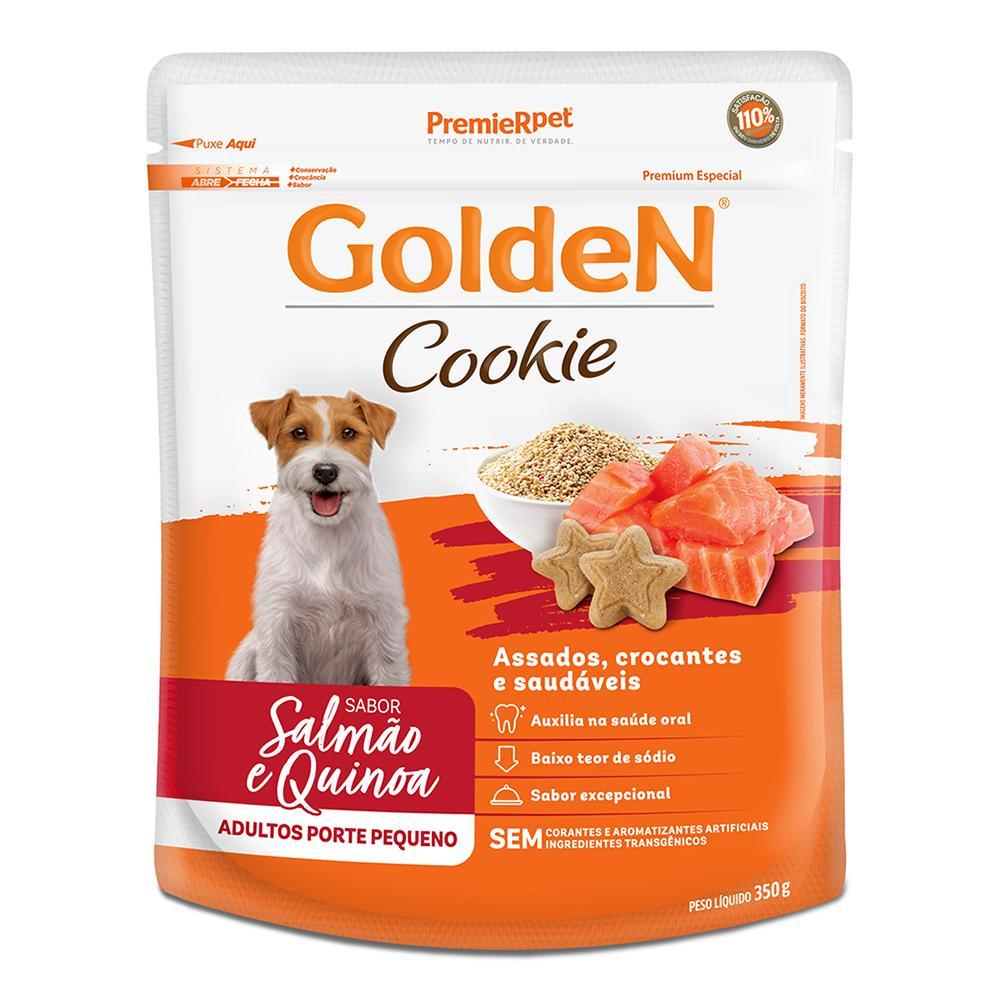 Biscoito Premier Golden Cookie Cão Porte Pequeno Salmão 350g