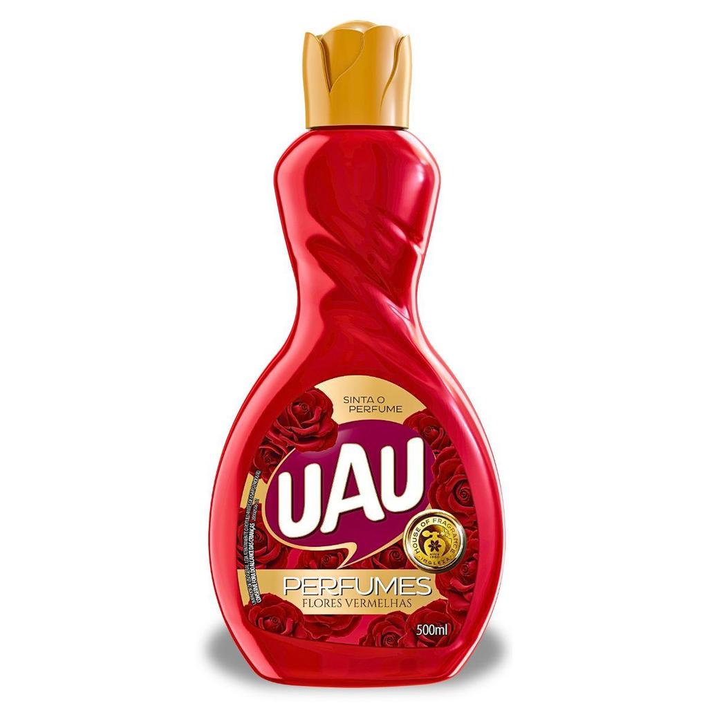 Limpador Perfumado 500ml UAU Flores Vermelhas em Oferta na Shopee