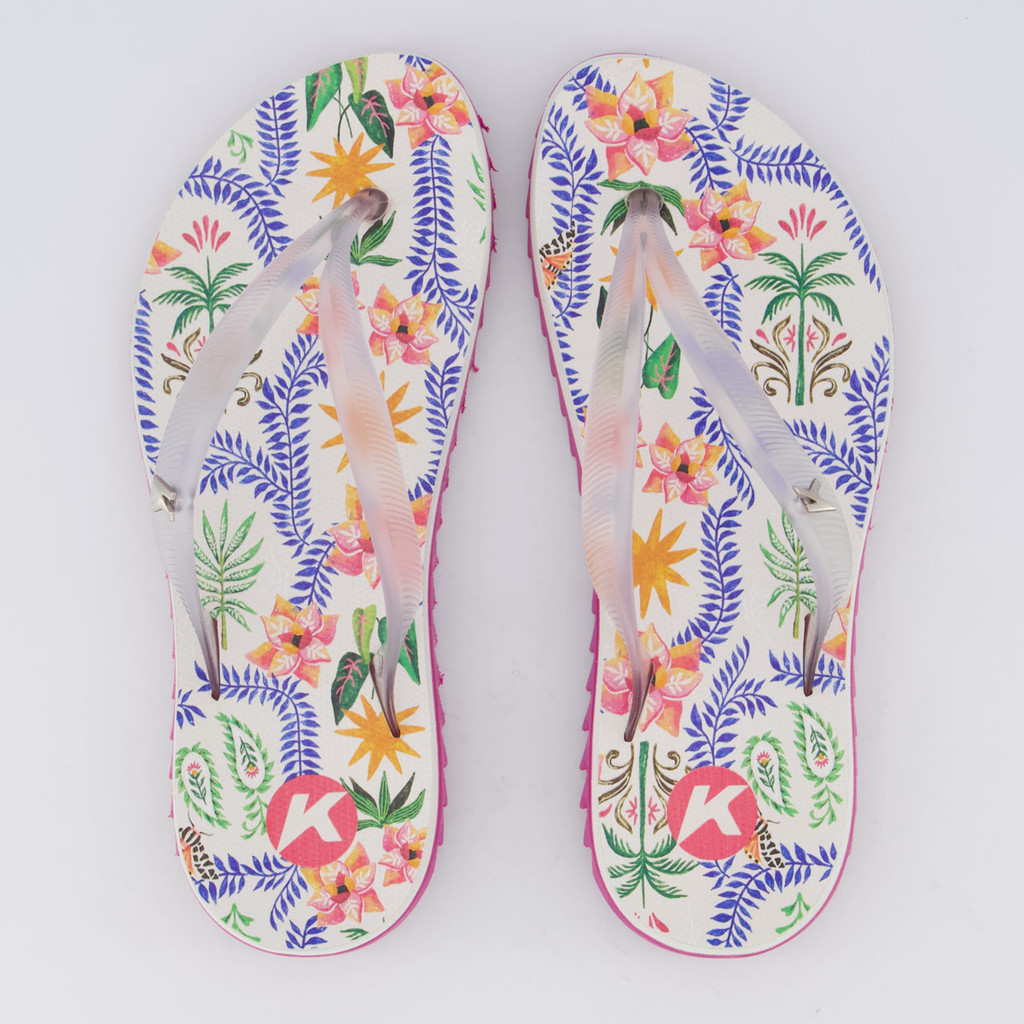 Chinelo Kenner Ibiza Floral Estrela Feminino em Oferta na Shopee