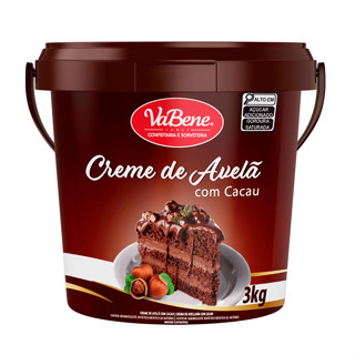 Creme de Avelã com Cacau 3kg Vabene em Oferta na Shopee