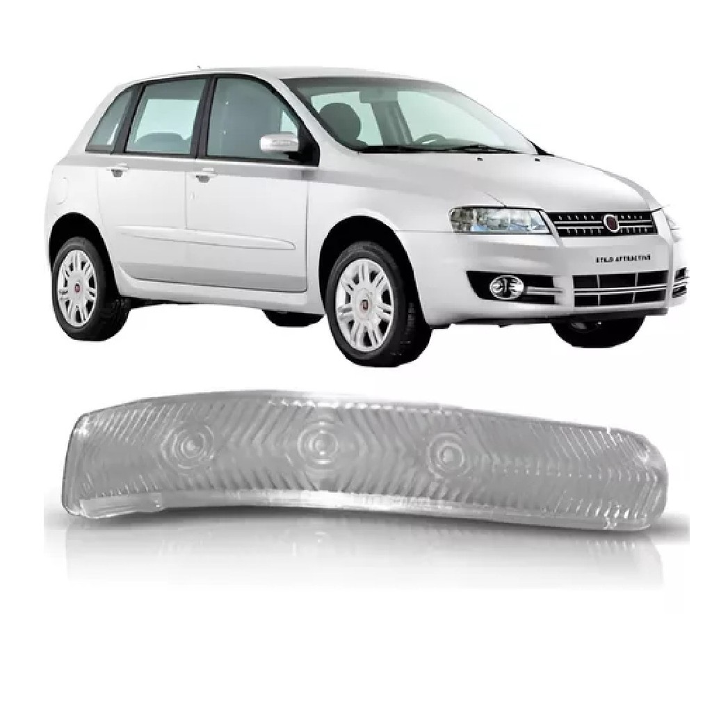 LENTE PISCA RETROVISOR FIAT STILO 2008 A 2012 LD
