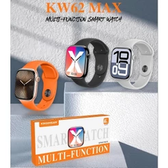 smartwatch relogio masculino KW62 MAX (47MM) 2 Pulseira inteligentes Seires 10 2025 Gps ChatGPT NFC