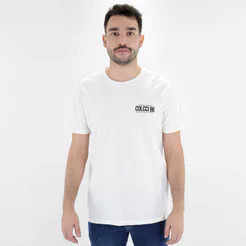 Camiseta Colcci Manga Curta Com Estampa Off White - Masculino