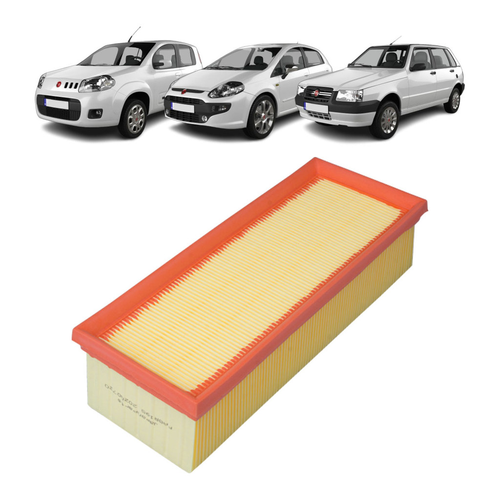 Filtro Ar Motor Fiat Uno 1.0/1.4 8V Fire Flex Após 2010/ Mobi 1.0 8V Após 2017/ Palio 1.4 8V Flex Após 2011 - 51854598