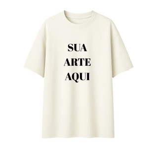 Camiseta Personalizada Oversized Estampa Premium
