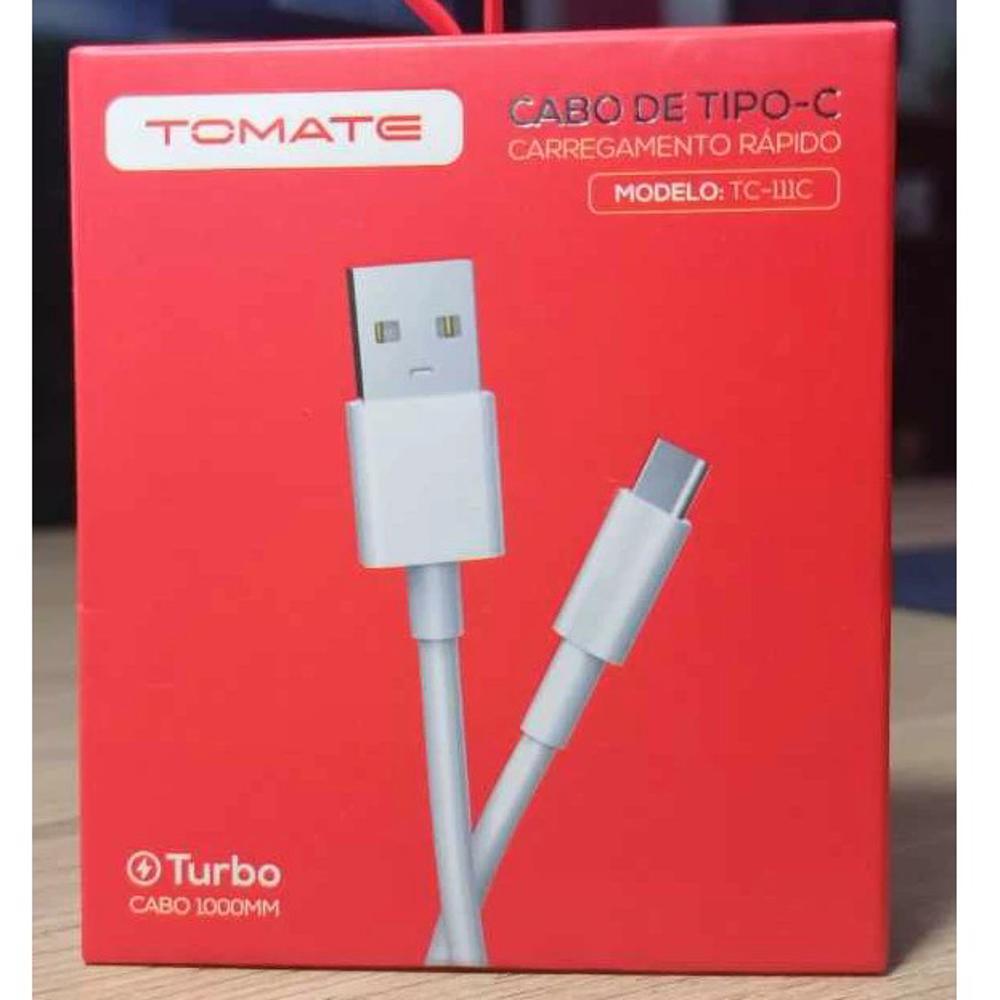 CABO LIGHTNING (TIPO C - IPHONE) 1M TURBO QUICK CHARGE TOMATE OR-C004/L2 em Oferta na Shopee