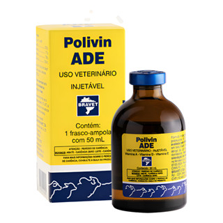 Polivin Ade 50ml Bravet VITAMINA A, D e E em Oferta na Shopee