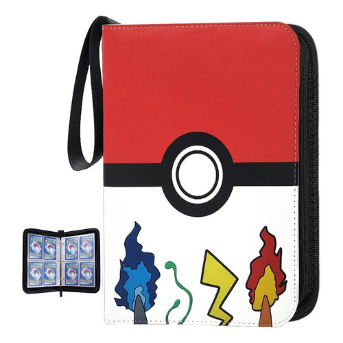 Álbum Colecionador De Cartas Pokémon 400 Cartas Organizador