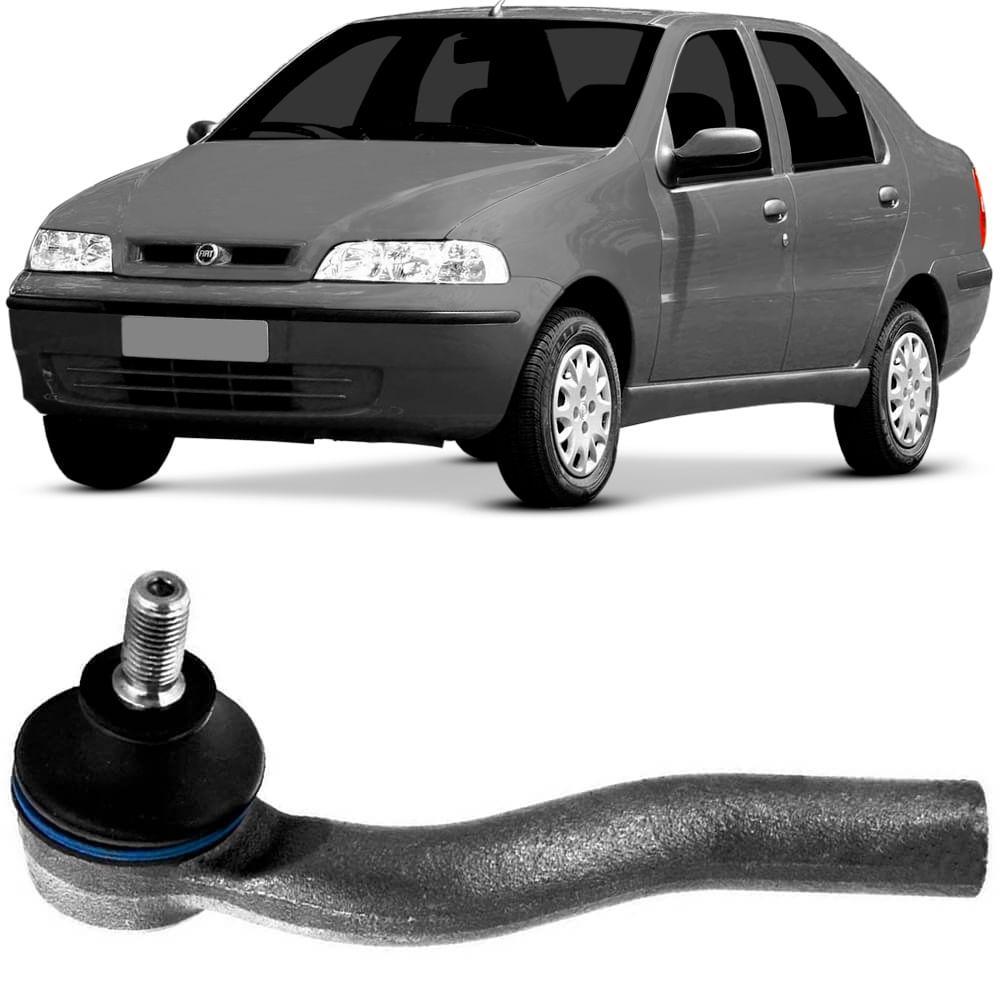 Terminal Direção Fiat Siena 97 A 2016 Dianteiro Le Nakata em Oferta na Shopee