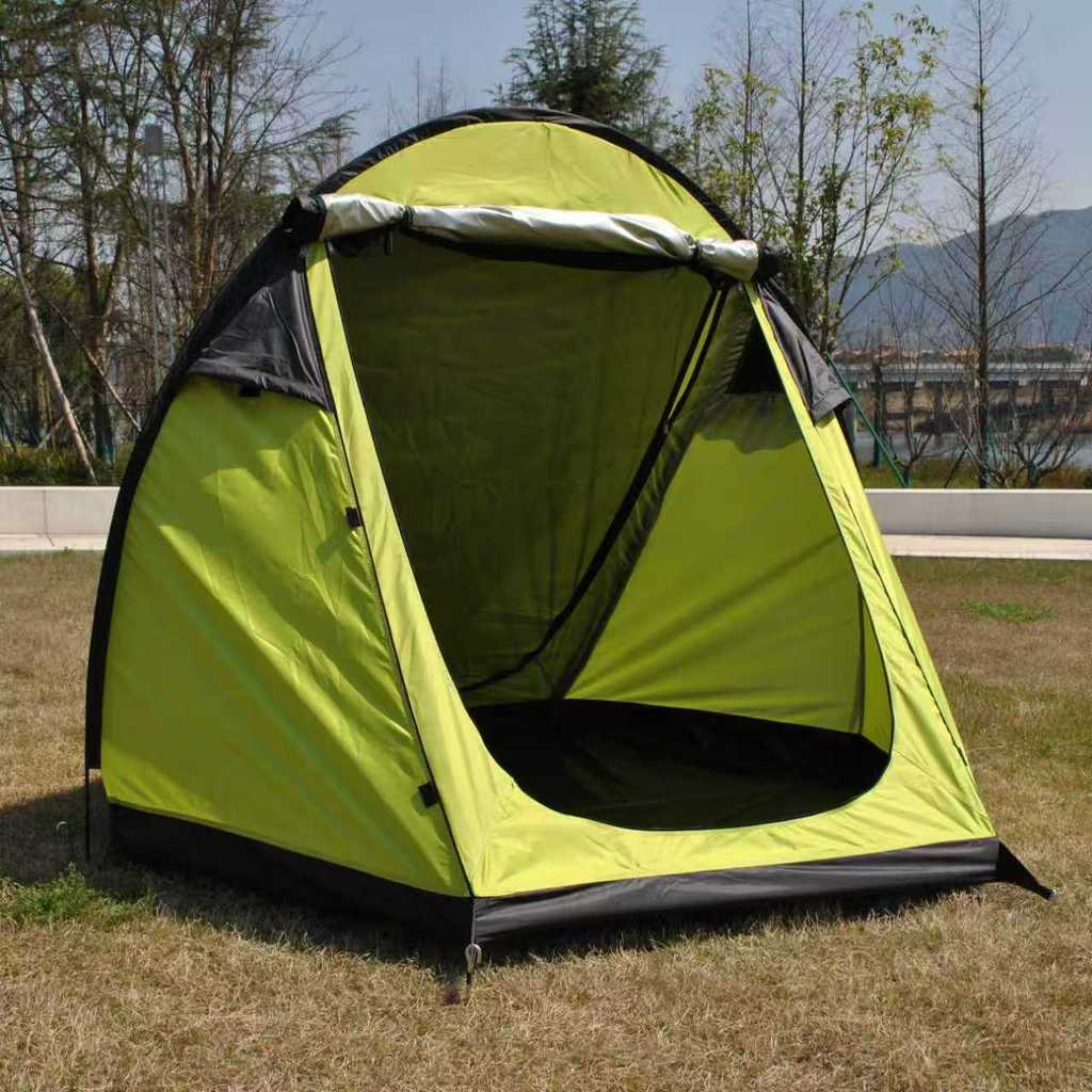 Barraca de malha de porta dupla para acampamento ao ar livre, mochila ultraleve para 4 pessoas, barraca de camada dupla,