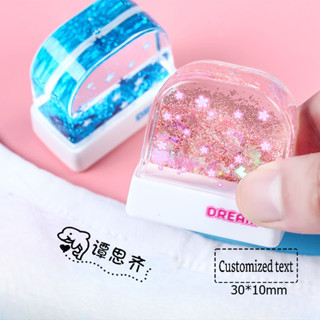 Carimbo Personalizado De Nome Tinta À Prova D'água Areia Movediça Car em Oferta na Shopee