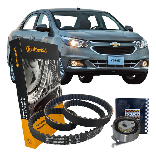 Kit Correia Dentada E Tensor Cobalt 1.4 8v 2014 2015 2016 em Oferta na Shopee