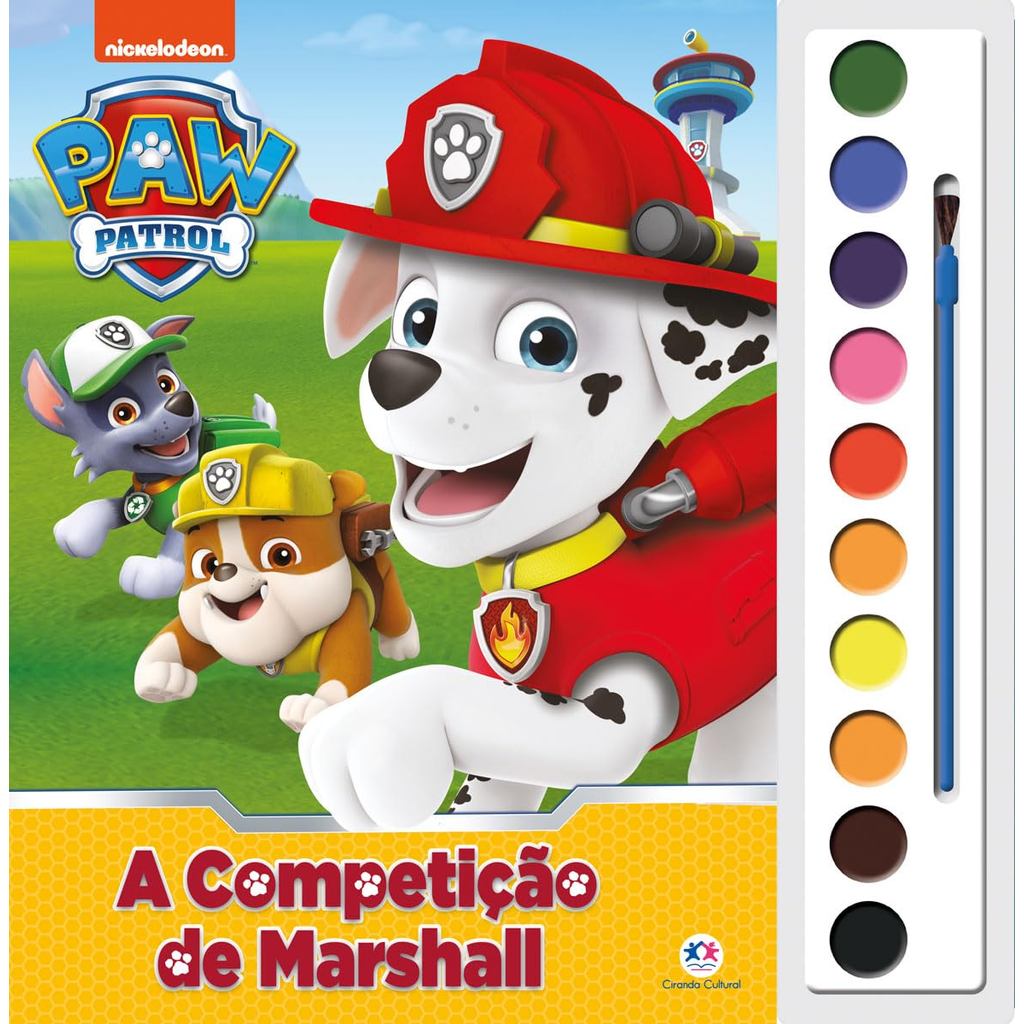 Patrulha Canina | A Competição de Marshall | Livro Aquarela